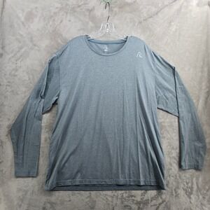 Rhoback blitz tech Size XXL Long Sleeve Performance Shirt Light Blue